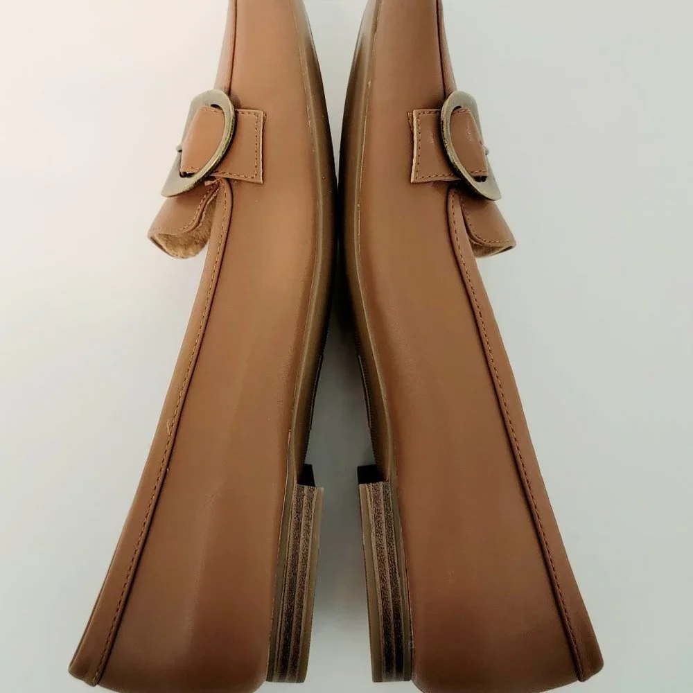 Naturalizer Size 10 M Kayden Moc Slip-On Flat Loafer English Tea Tan NWOB $89 - Picture 8 of 10